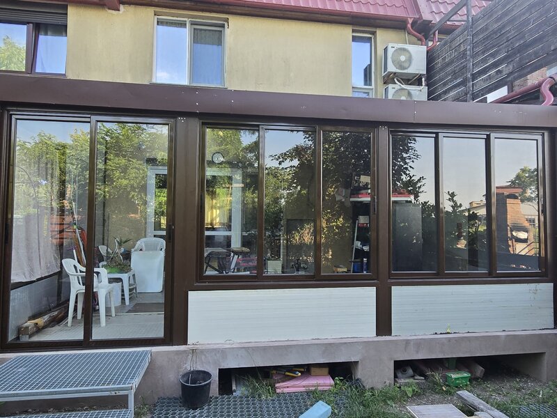 Inchideri terase, balcoane si foisoare cu sticla glisanta securizata